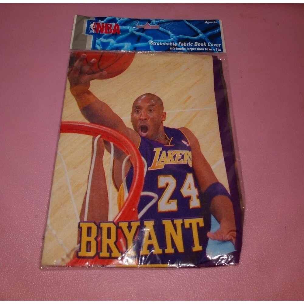 Kobe Bryant stretchable fabric book cover 10 x 8